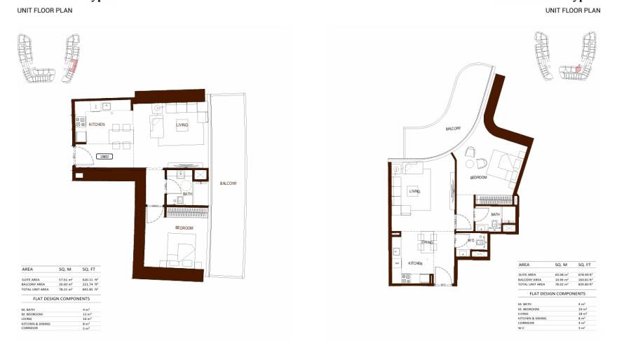 Plans Binghatti Hillviews