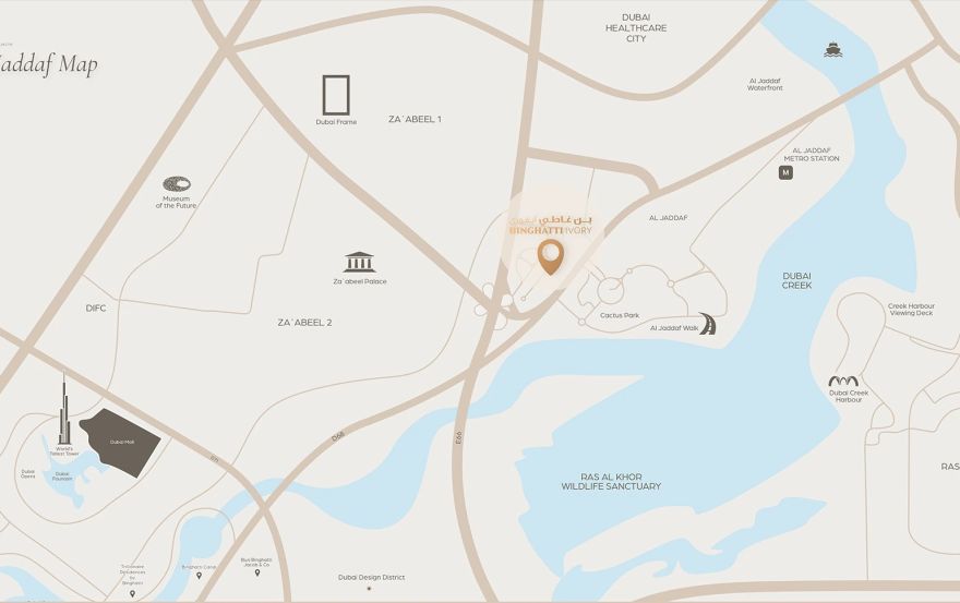 Site plan – Binghatti Ivory