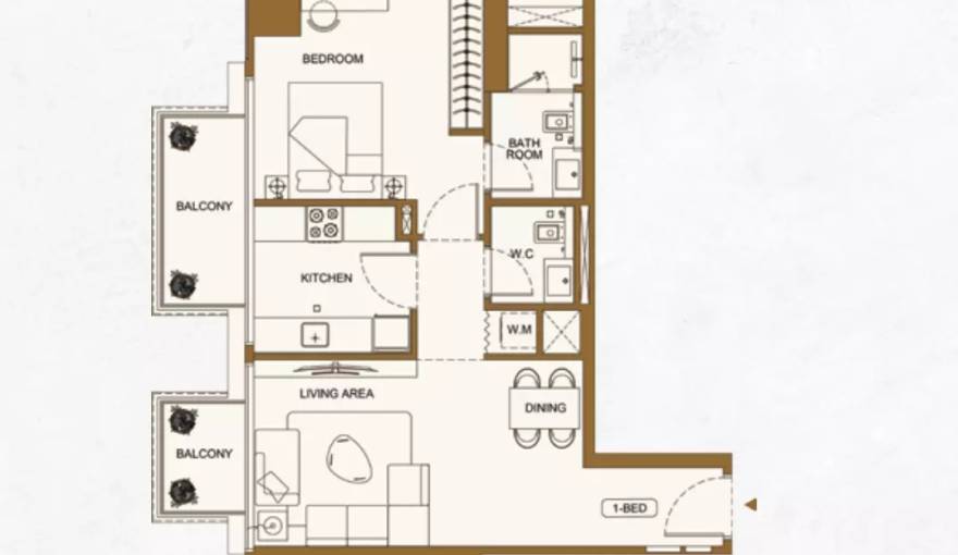 Plans Binghatti Luxuria