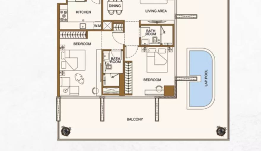 Plans Binghatti Luxuria