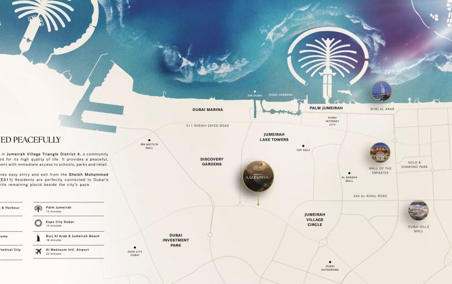 Site plan – Binghatti Luxuria