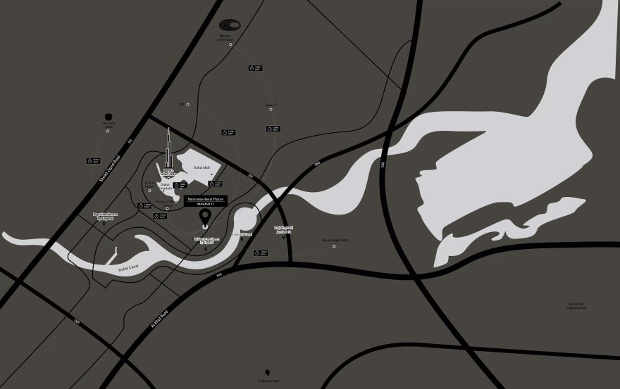 Site plan – Binghatti Mercedes Benz