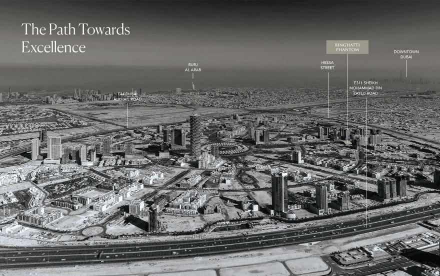 Site plan – Binghatti Phantom
