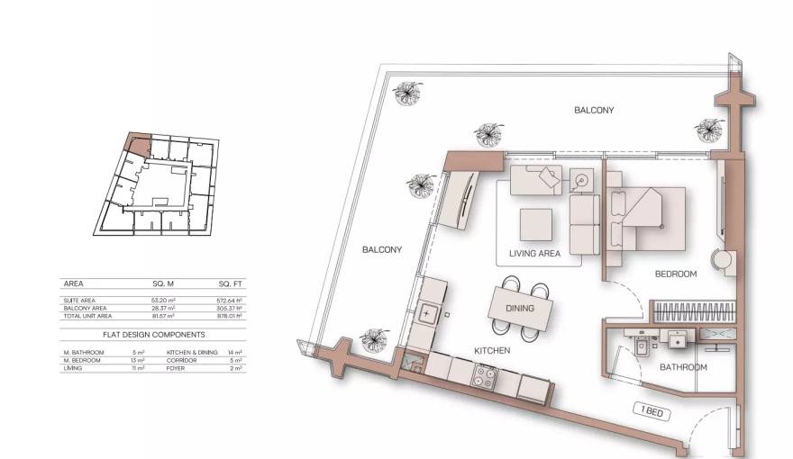 Plans Binghatti Pinnacle