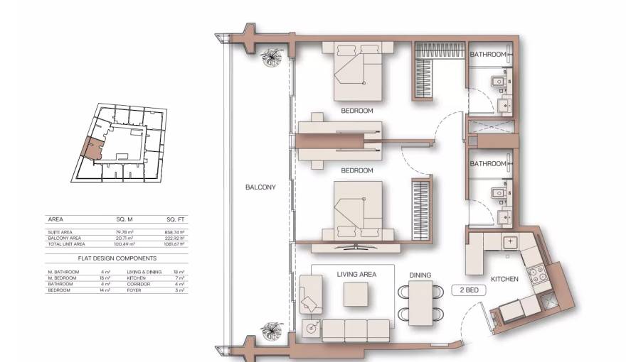 Plans Binghatti Pinnacle