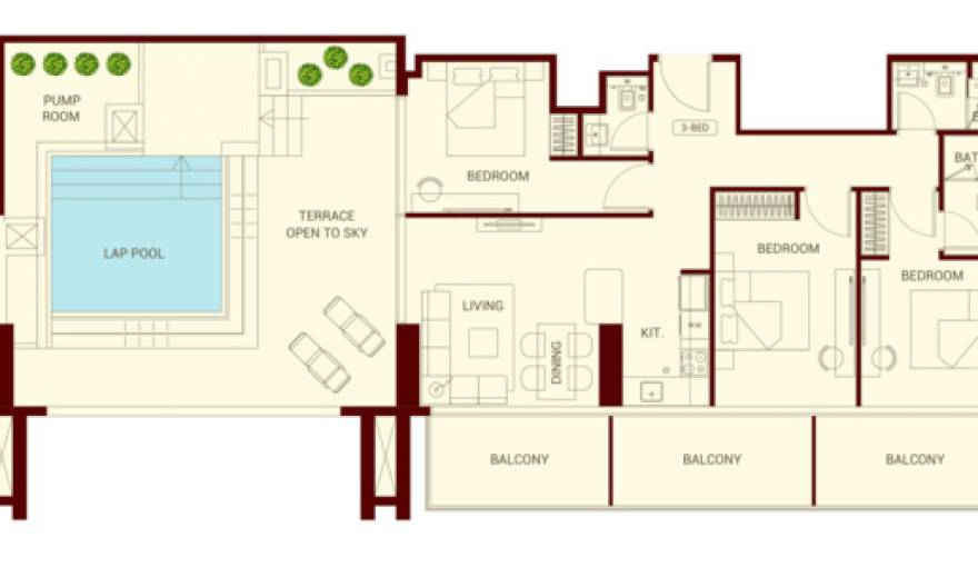 Plans Binghatti Ruby