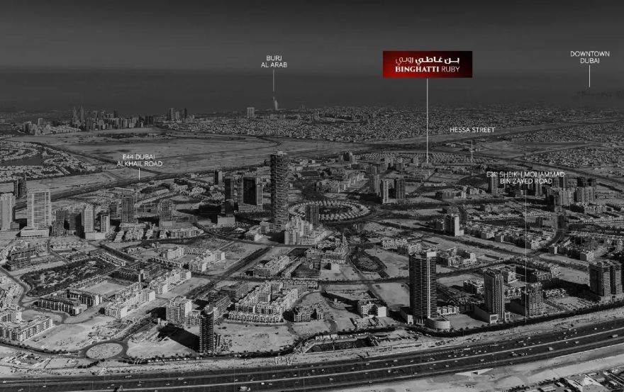 Site plan – Binghatti Ruby