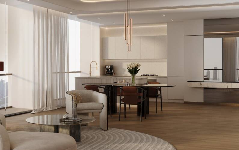 Interior design – Binghatti Skyhall