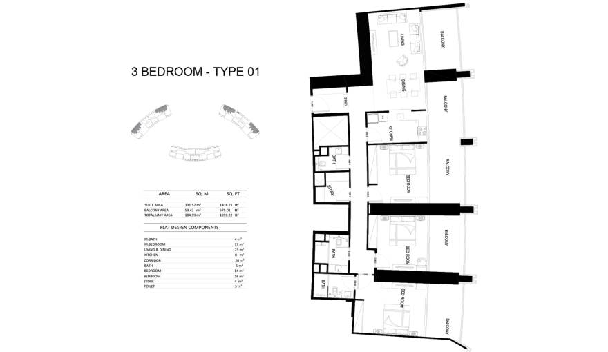 Plans Binghatti Skyrise