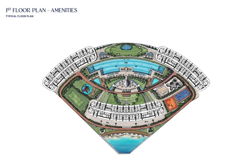 Site plan – Binghatti Skyrise