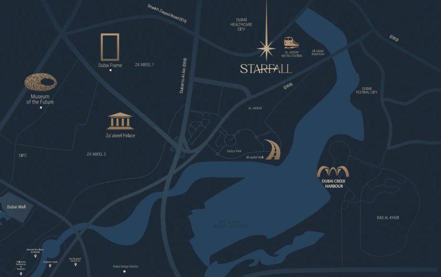 Site plan – Binghatti Starfall