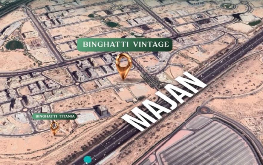 Site plan – Binghatti Vintage
