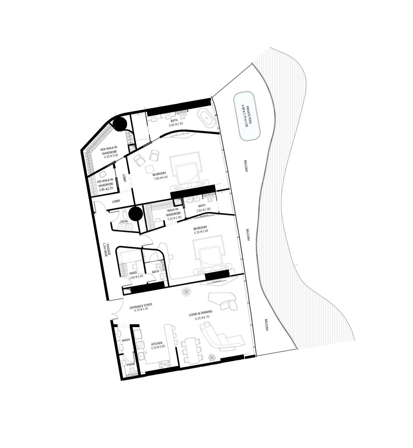 Plans Bugatti Residences #14