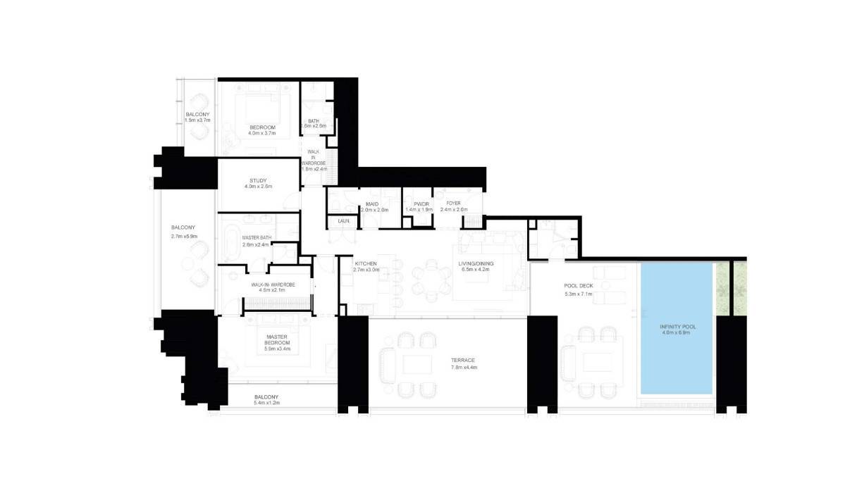 Plans Burj Binghatti-Jacob&Co Residences #1