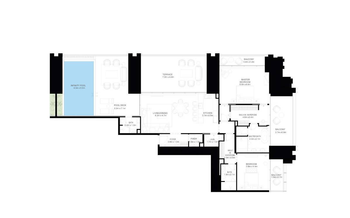Plans Burj Binghatti-Jacob&Co Residences #3