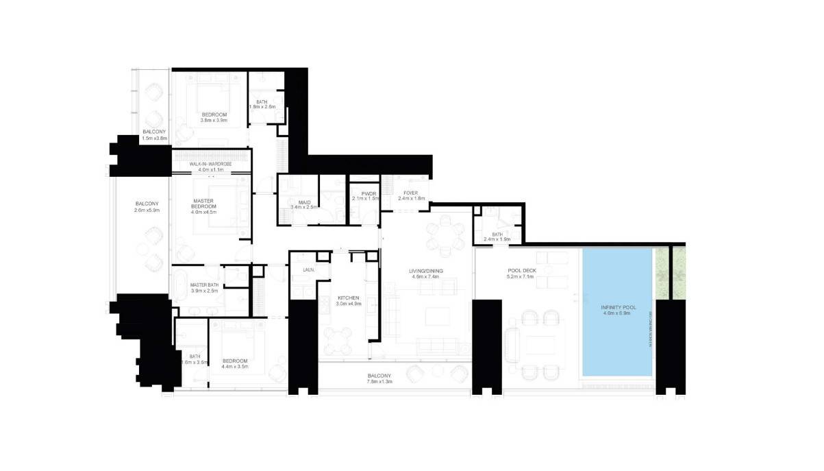 Plans Burj Binghatti-Jacob&Co Residences #4