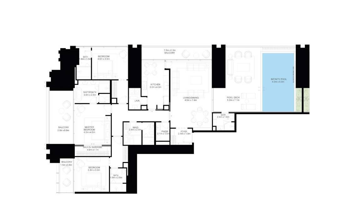 Plans Burj Binghatti-Jacob&Co Residences #6