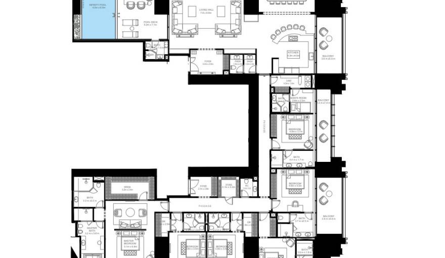 Plans Burj Binghatti-Jacob&Co Residences