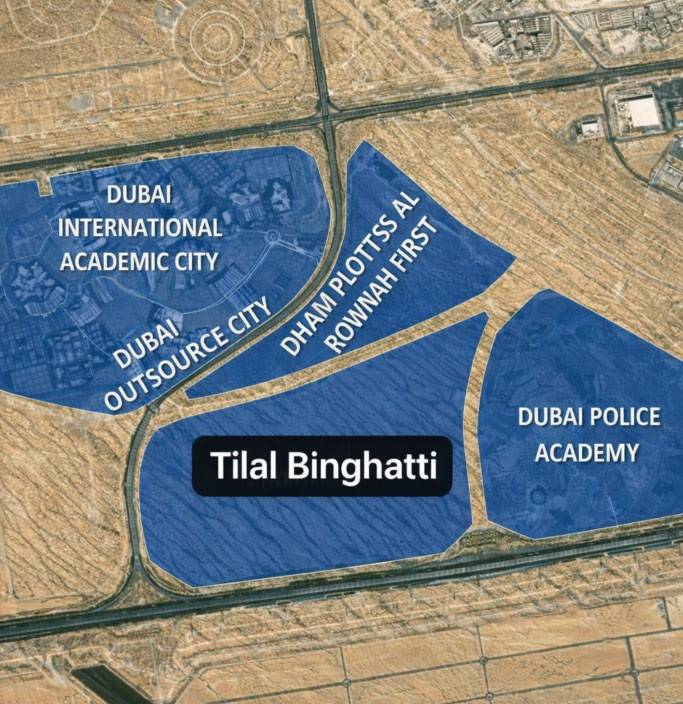 General plan – Tilal Binghatti at Al Rowaiyah#1