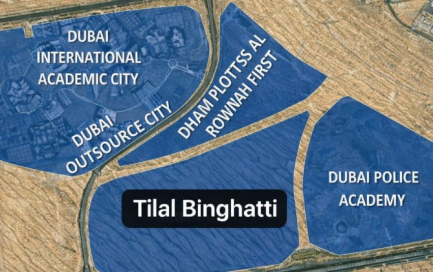 Site plan – Tilal Binghatti at Al Rowaiyah
