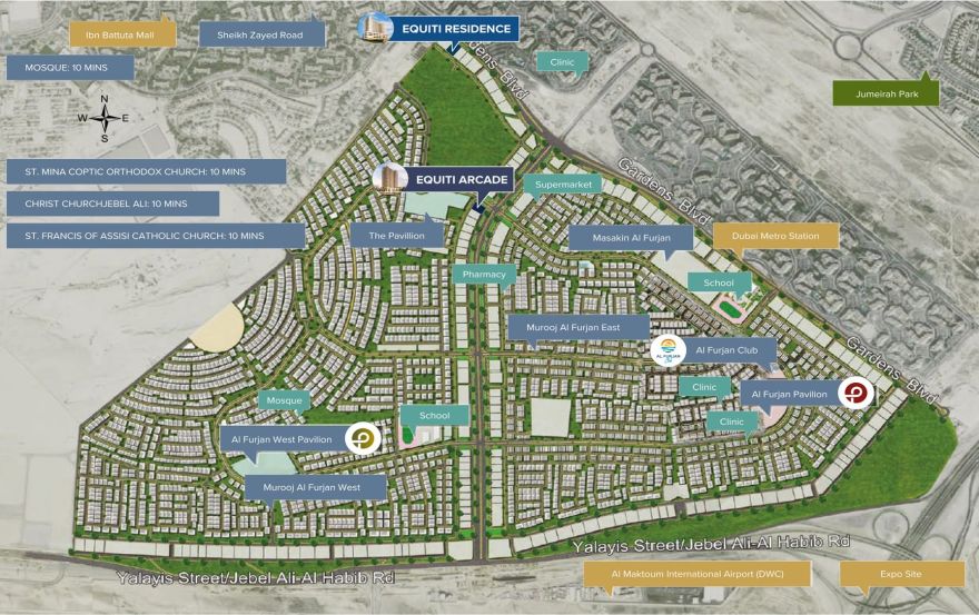 Site plan – Equiti Arcade