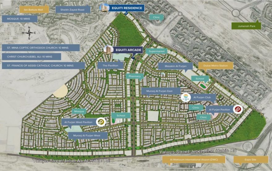 Site plan – Equiti Residence