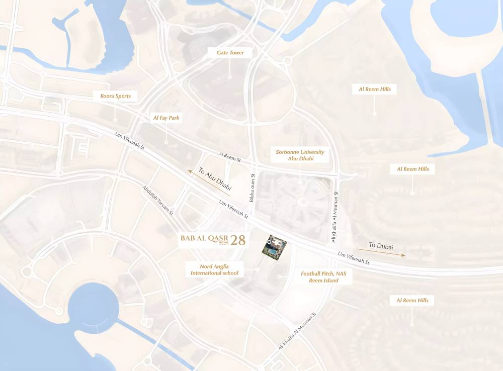 General plan – Bab Al Qasr Royal Residence 28#1