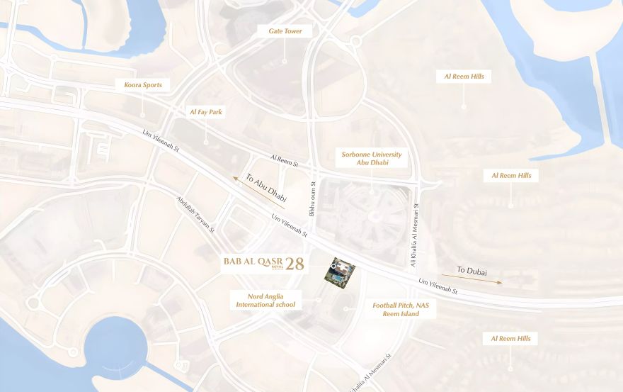 Site plan – Bab Al Qasr Royal Residence 28
