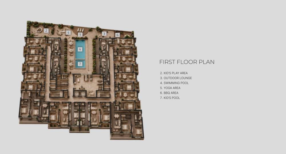 General plan – Delvara Residence#2