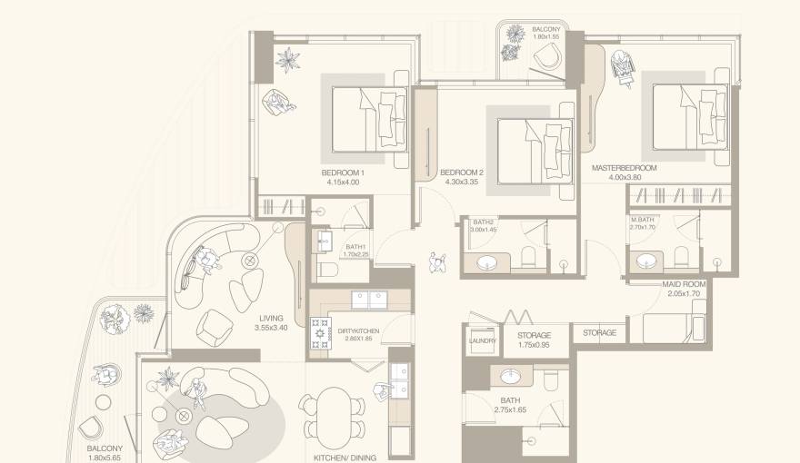 Plans Isla Private Residences