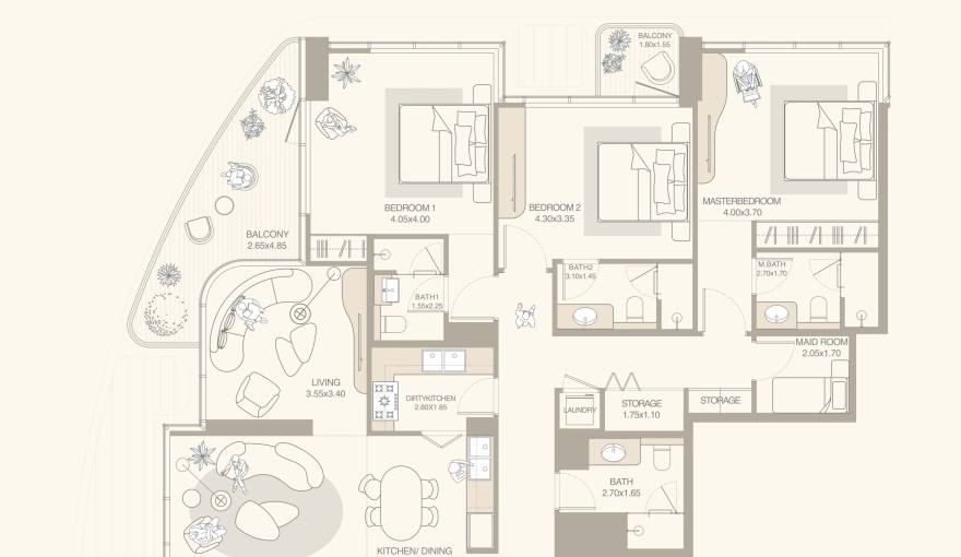 Plans Isla Private Residences