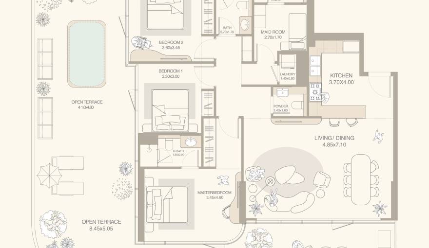 Plans Isla Private Residences