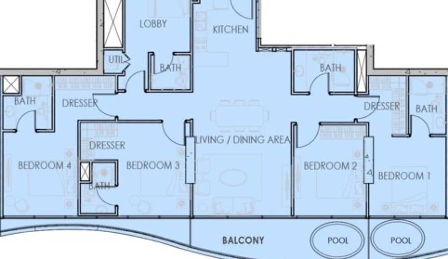 Plans AGUA Residences