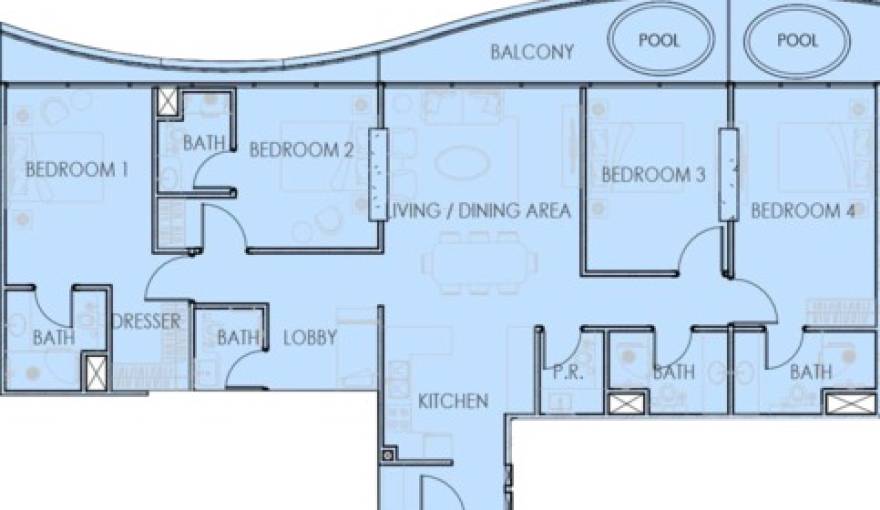 Plans AGUA Residences