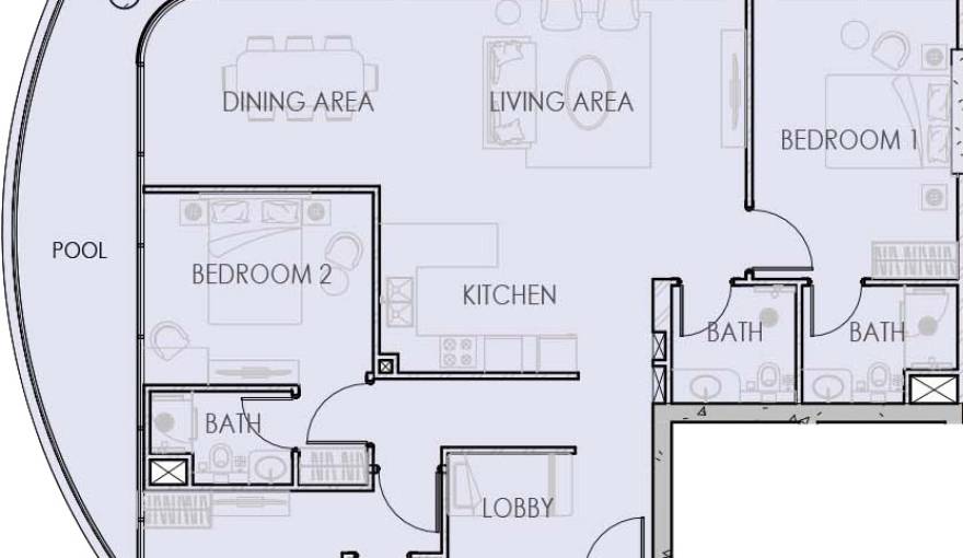 Plans AGUA Residences