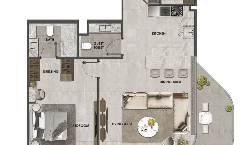 Plans Arya Residences