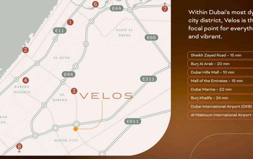 Site plan – Velos Residences