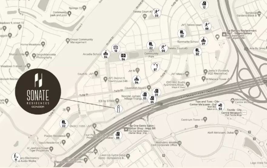 Site plan – Sonate Residences
