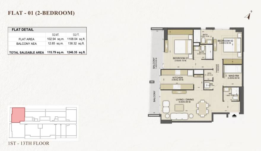 Plans Dalmore Tower