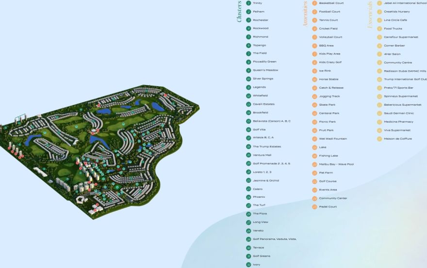 Site plan – Damac District