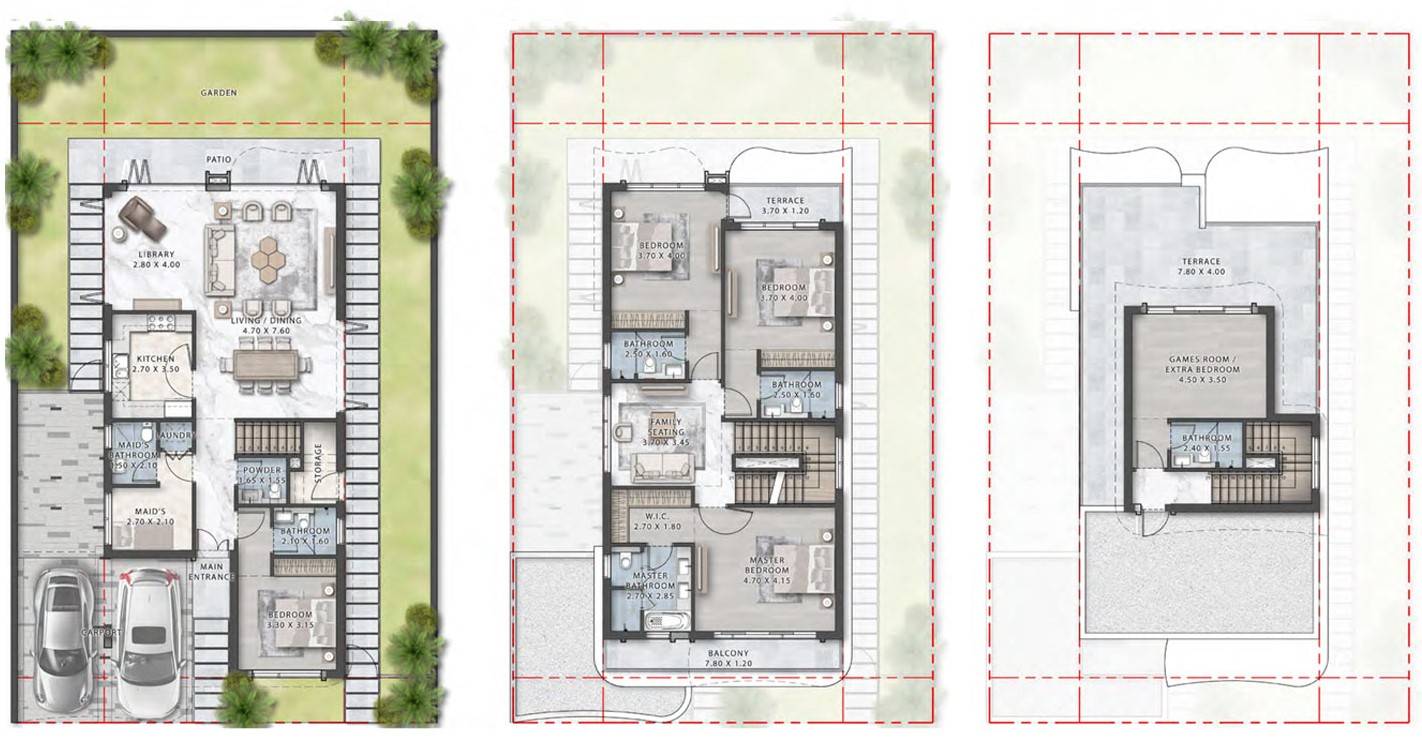 Plans Damac Gems Estates 1 #1