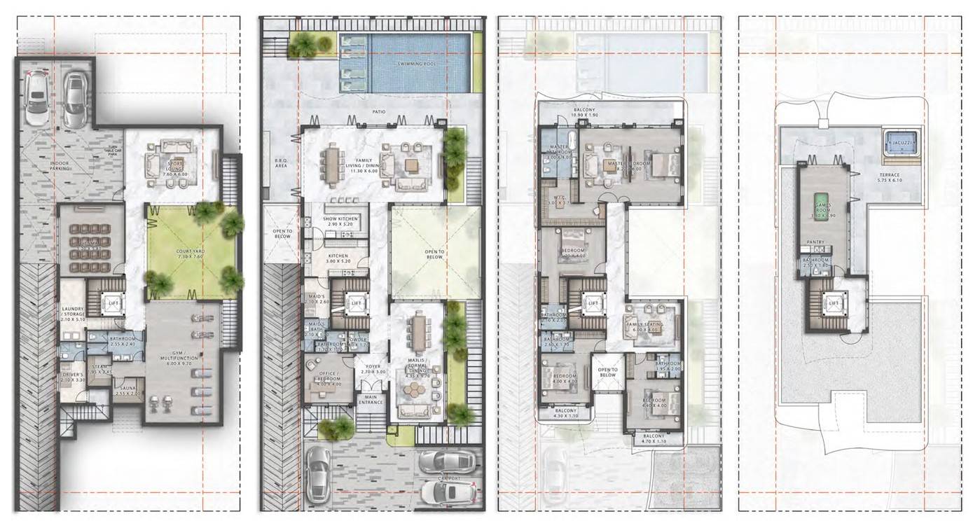 Plans Damac Gems Estates 1 #2