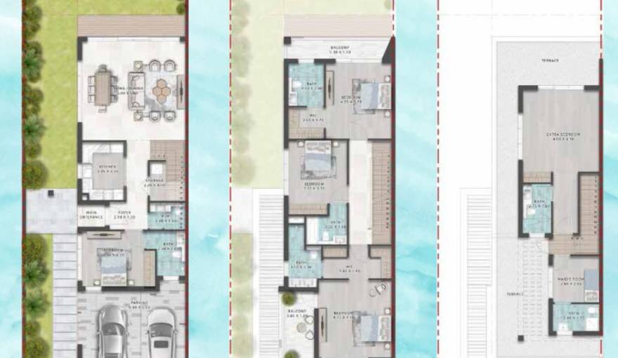Plans Damac Green Vein