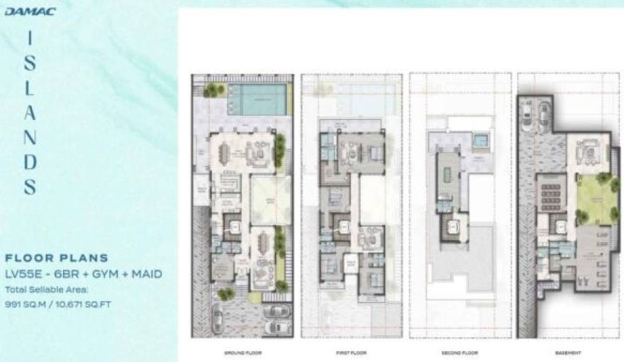 Plans Damac Islands Phase 2