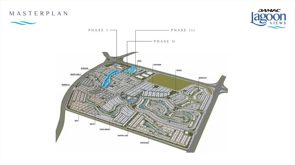 General plan – Damac Lagoon Views 3#1