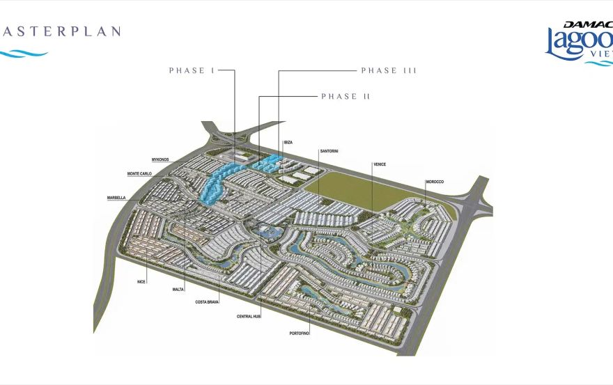 Site plan – Damac Lagoon Views 3