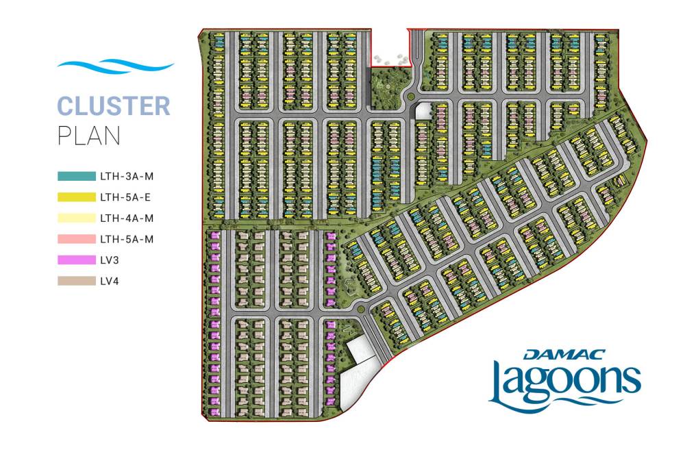 General plan – DAMAC Lagoons#1