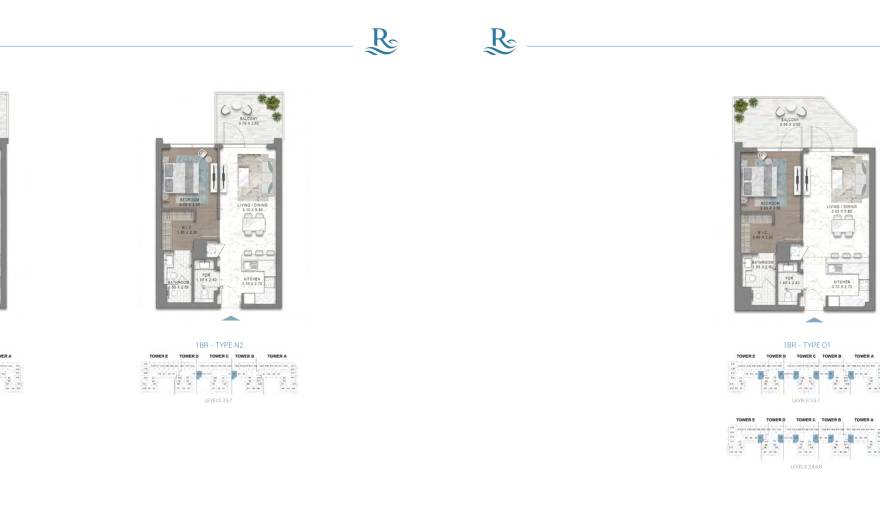 Plans Damac Riverside Views Azure 2