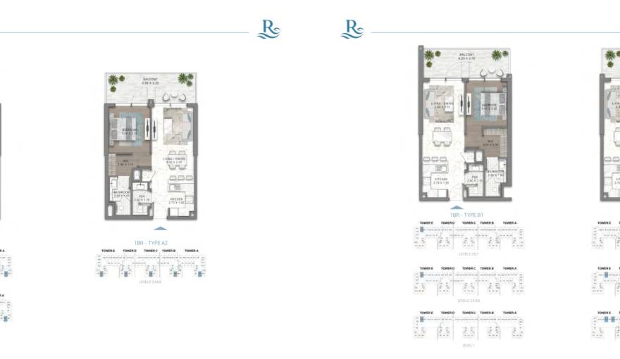 Plans Damac Riverside Views Azure 2