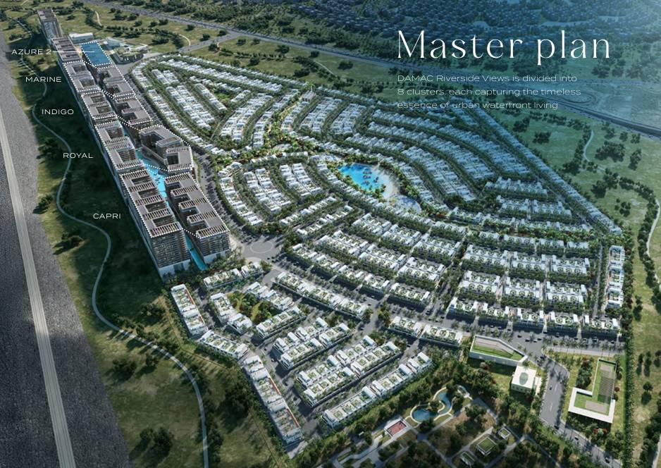 General plan – Damac Riverside Views Azure 2#2